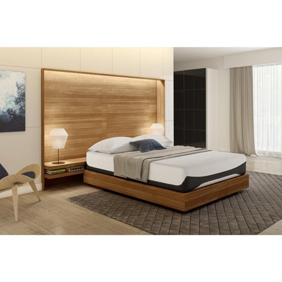 An image related to Signature Sleep Aura Firm Gel Memory Foam Queen-Size 12-Inch Mattress