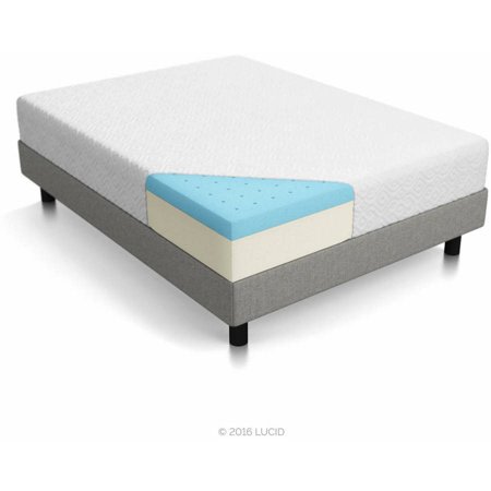 An image of Lucid Plush Gel Memory Foam 10-Inch Mattress | Know Your Mattress 