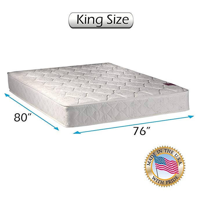 An image related to Dream Solutions USA Firm Foam King-Size Firm Poly Foam 8-Inch Mattress