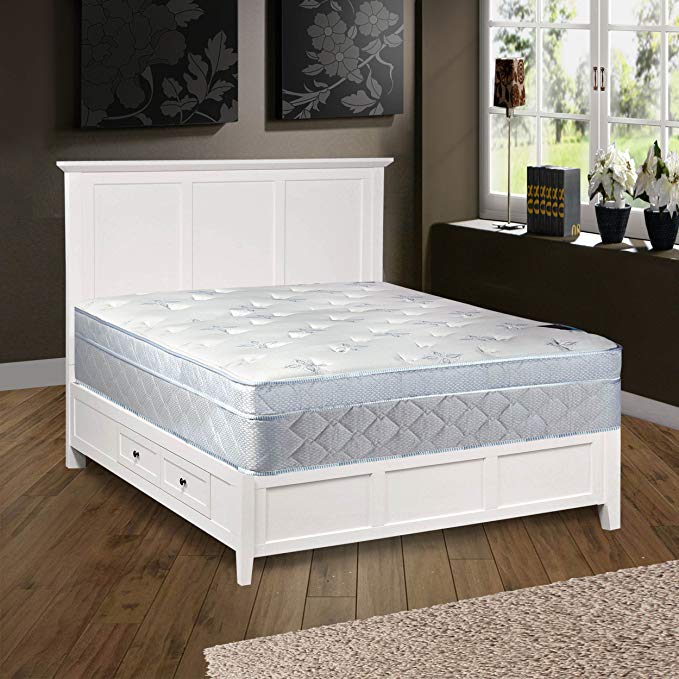 An image related to Continental Sleep FOAM ENCASED 448-6/0-1 Plush Euro Top California King-Size 396 Innerspring Verticoil Unit VertiCoil Innerspring Unit 10-Inch Mattress