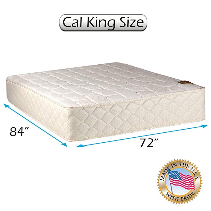 An image of Dream Solutions USA Grandeur Deluxe Medium Firm Foam California King-Size Firm Poly Foam 12-Inch Mattress | Know Your Mattress 