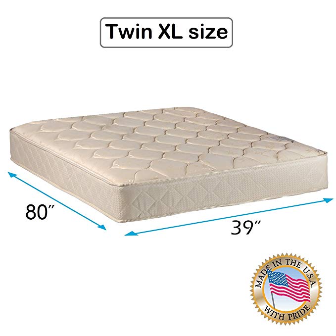 An image of Dream Solutions USA Firm Foam Twin XL-Size Firm Poly Foam 9-Inch Mattress