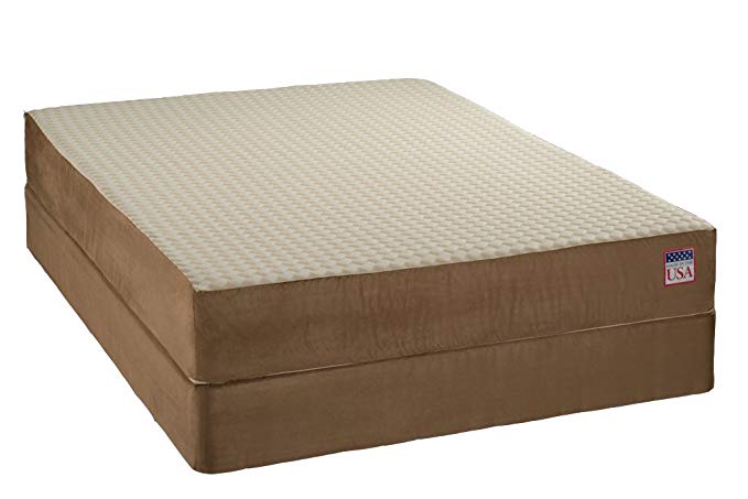 An image of Englander Cottonwood5122QM Memory Foam Queen-Size Foam Base 10-Inch Mattress | Know Your Mattress 