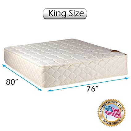 An image of Dream Solutions USA Grandeur Deluxe Firm Foam King-Size Firm Poly Foam 12-Inch Mattress