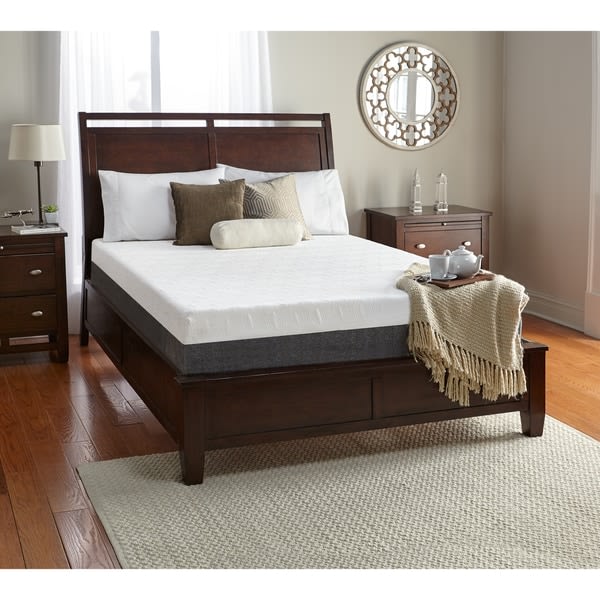 An image of Sarah Peyton 1001194 Firm Memory Foam Full-Size 10-Inch Mattress