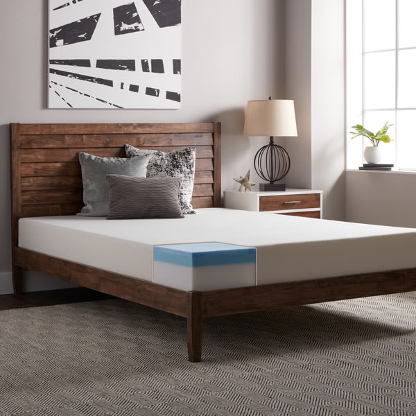 An image related to Select Luxury OVS8GEL-03 Plush Gel Memory Foam Full-Size Foam Base 8-Inch Mattress