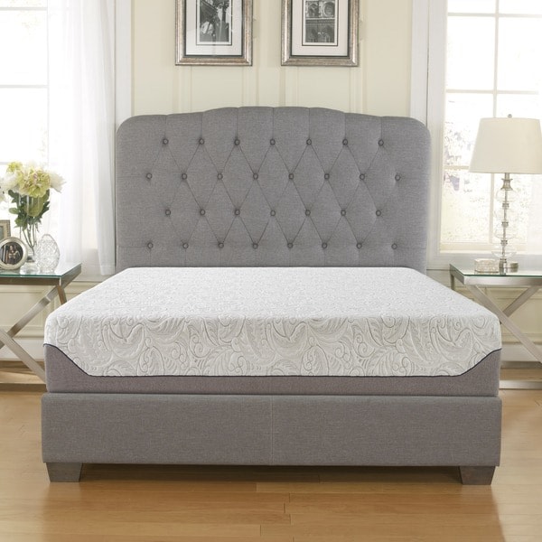 An image of Sleep Sync OS11320EK Firm Gel Memory Foam King-Size 10-Inch Mattress | Know Your Mattress 