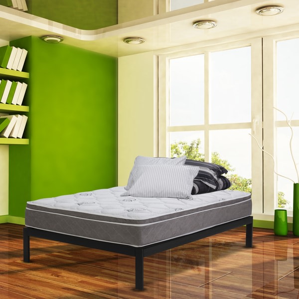 An image related to Wolf Mattress NC3PL-9930 Plush Innerspring Full-Size 336 Innerspring Core 11-Inch Mattress