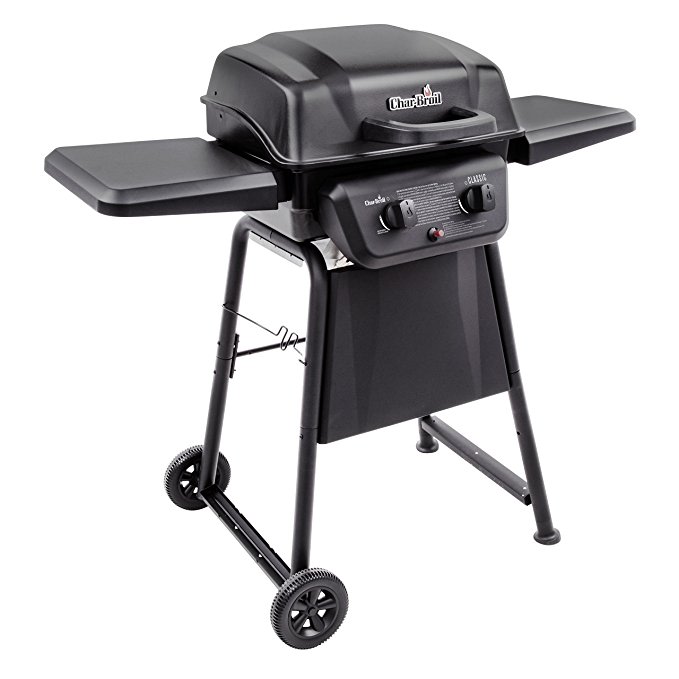 An image of Char-Broil 463672717 Classic Liquid Propane Portable Covered Grill | KnowYourGrill 