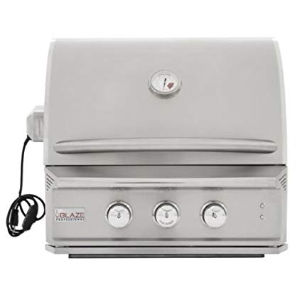 An image of Blaze Grills BLZ-2-PRO-LP-BLZ-2PRO-CART-PKG Professional 27" Liquid Propane Covered Grill | KnowYourGrill 