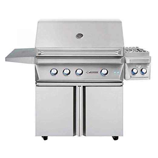 An image related to Twin Eagles TEBQ36R-CN-TEGB36-B-TESB132F-CN 36'' Natural Gas Stainless Steel Rotisserie Grill