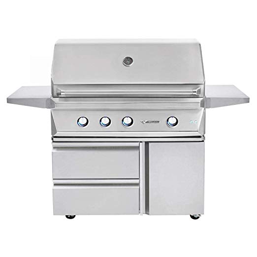 An image related to Twin Eagles TEBQ42G-CL-TEGB42SD-B-TESZ-KIT 42'' Propane Gas Stainless Steel Covered Grill