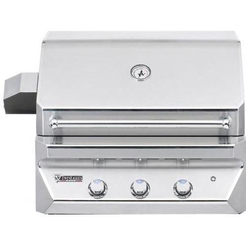 An image related to Twin Eagles TEBQ30R-BL 30'' Propane Gas Stainless Steel Covered Grill