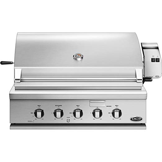 An image of DCS BH1-36R-N 36'' Natural Gas Stainless Steel Covered Grill