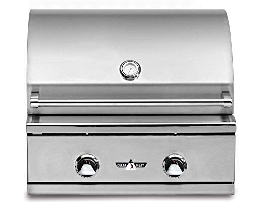 An image related to Delta Heat DHBQ26G-C 26" Natural Gas Stainless Steel Covered Grill