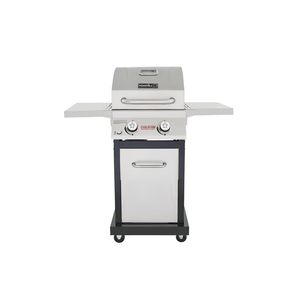 An image of Nexgrill 720-0864M Evolution Propane Gas Stainless Steel Freestanding Covered Grill