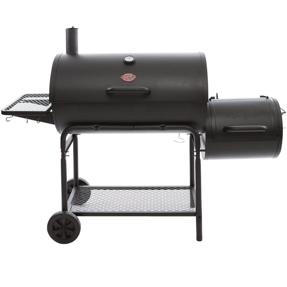 An image of Char-Griller 1624 Charcoal Steel Portable Barrel Grill | KnowYourGrill 