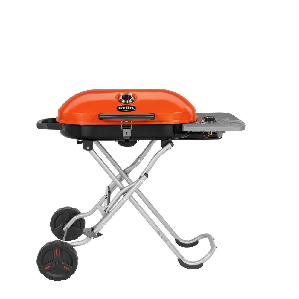 An image related to STOK STG1050 Gridiron Propane Gas Stainless Steel Portable Covered Grill