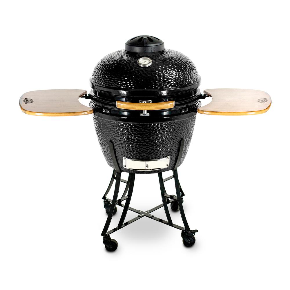 An image of Pit Boss 71240 Charcoal Ceramic Freestanding Kamado Grill | KnowYourGrill 