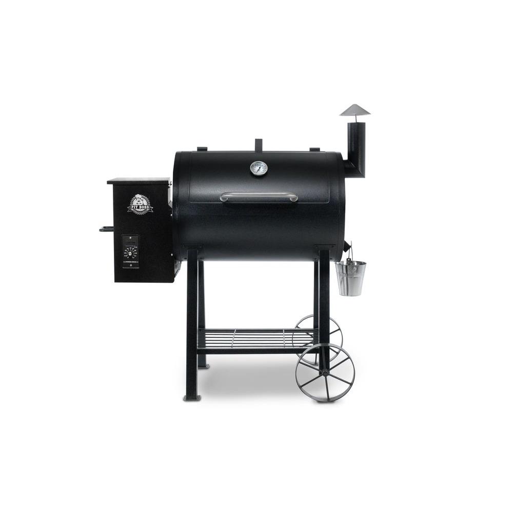 An image related to Pit Boss 71820 Wood Pellet Steel Freestanding Barrel Grill