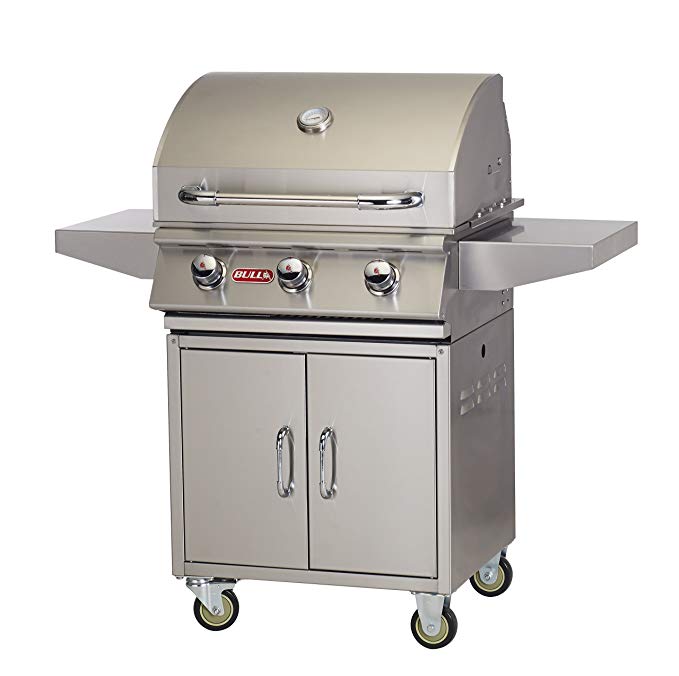 An image of Bull 69102 Steer Natural Gas Stainless Steel Freestanding Grill | KnowYourGrill 