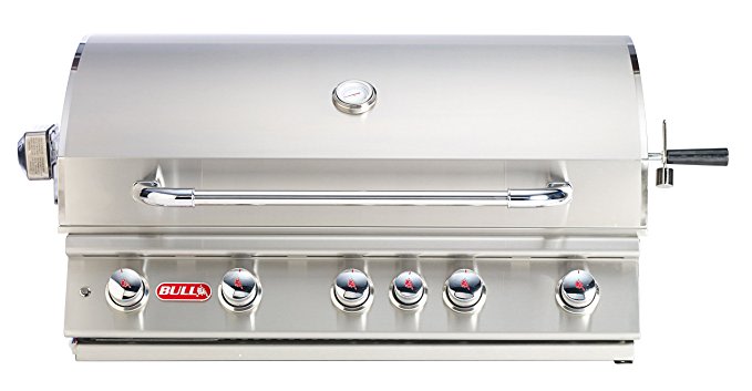 An image of Bull 57568 Brahma Propane Gas Stainless Steel Built-In Grill | KnowYourGrill 