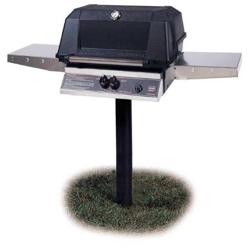 An image related to MHP WNK4DD Natural Gas Cast Aluminum Freestanding Covered Grill