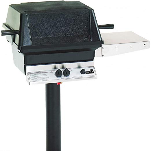 An image of PGS A40 48'' Natural Gas Cast Aluminum Freestanding Covered Grill | KnowYourGrill 