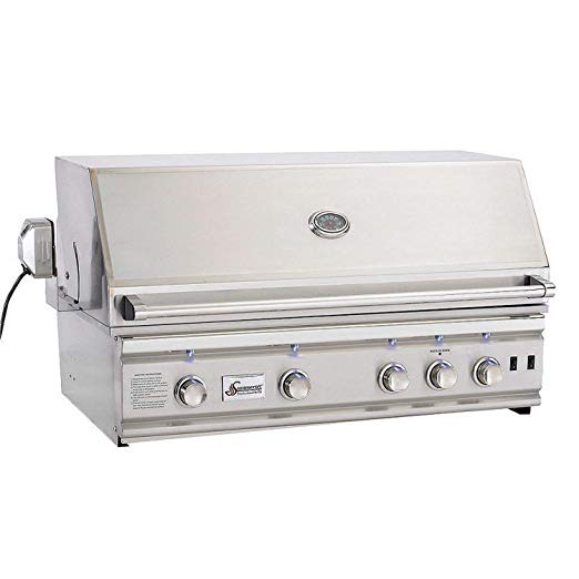 An image of Summerset TRL38-LP TRL Series 38" Propane Gas Covered Grill | KnowYourGrill 