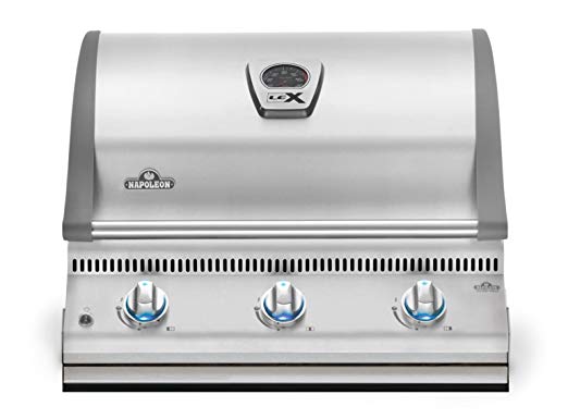 An image of NAPOLEON BILEX485PSS Propane Gas Built-In Covered Grill