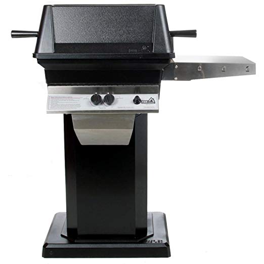 An image of PGS A30 Propane Gas Cast Aluminum Freestanding Covered Grill