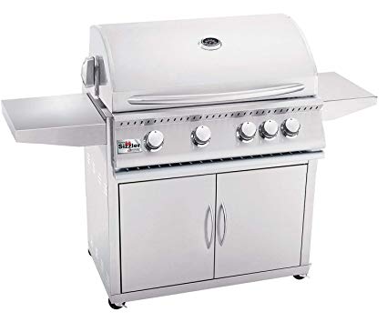 An image related to Summerset SIZ32-NG-CART32SIZ Sizzler 32" Natural Gas Covered Grill