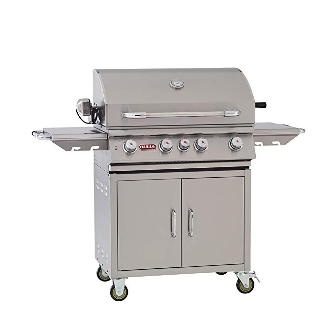 An image of Bull 44001 Angus 25'' Natural Gas Stainless Steel Grill | KnowYourGrill 