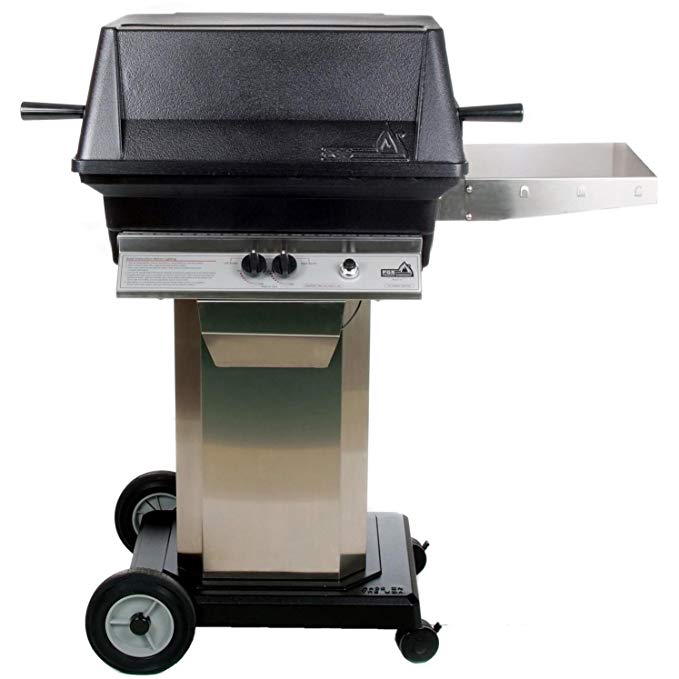 An image of PGS A30 Natural Gas Stainless Steel Portable Covered Grill