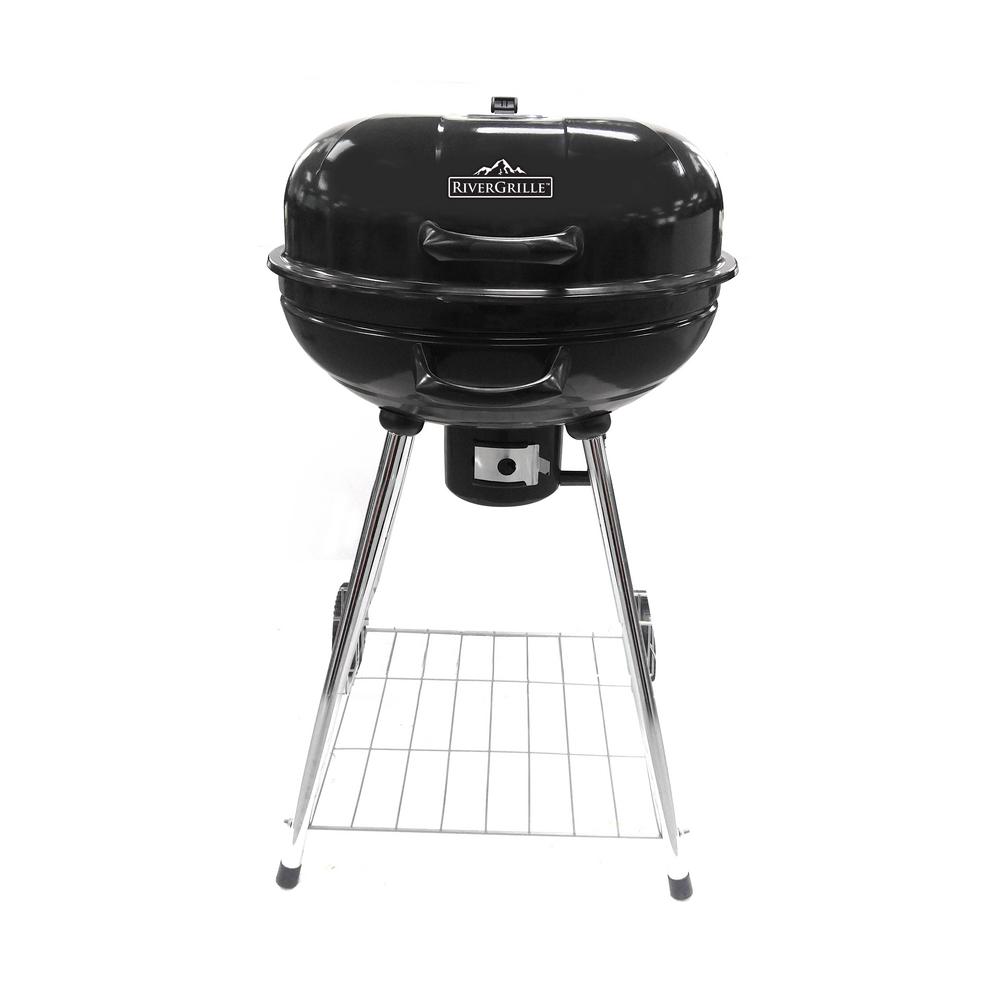 An image related to RiverGrille OG2001917-RG Pioneer 22.5" Charcoal Freestanding Kettle Grill