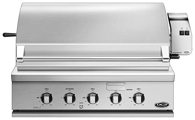 An image of DCS BGC36-BQAR-L 36'' Gas Stainless Steel Covered Grill | KnowYourGrill 