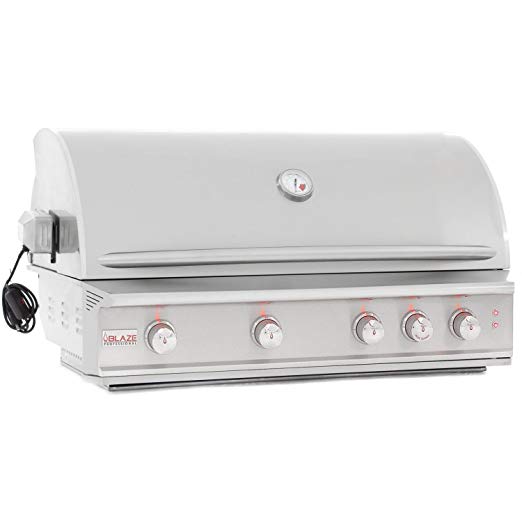 An image of Blaze Grills BLZ-4-PRO-LP Professional 44" Liquid Propane Covered Grill