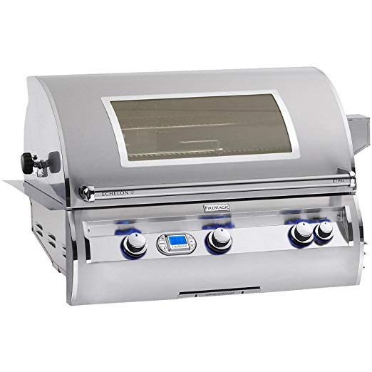 An image of Fire Magic E790I-4L1N-W Diamond Natural Gas Stainless Steel Covered Grill | KnowYourGrill 