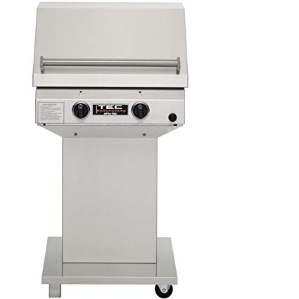 An image of TEC ST2NTFR + ST2PED Sterling II 26" Natural Gas Covered Grill | KnowYourGrill 