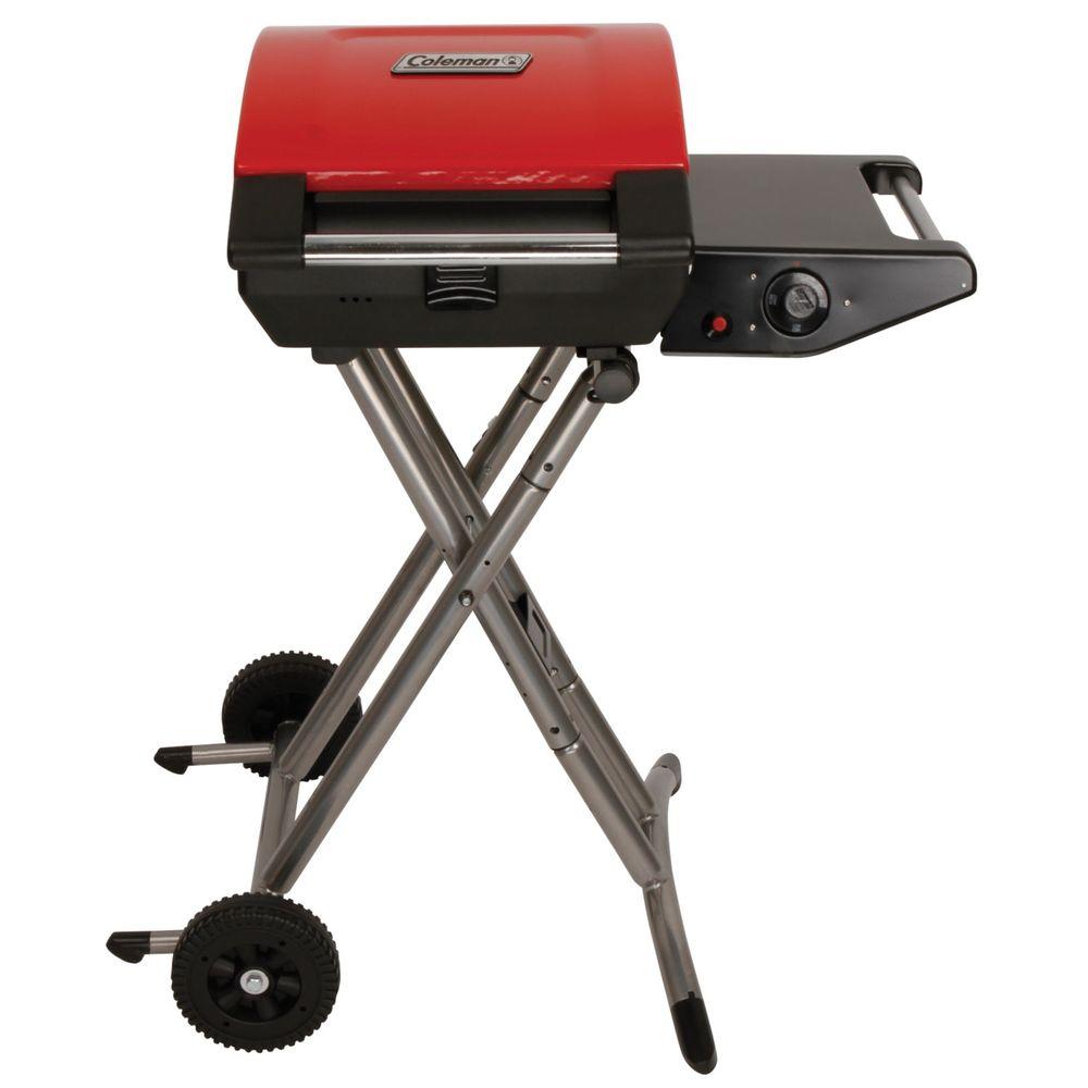 An image of Coleman 2000014018 Propane Gas Steel Portable Covered Grill | KnowYourGrill 