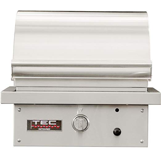 An image of TEC Sterling 26" Natural Gas Stainless Steel Built-In Covered Grill | KnowYourGrill 