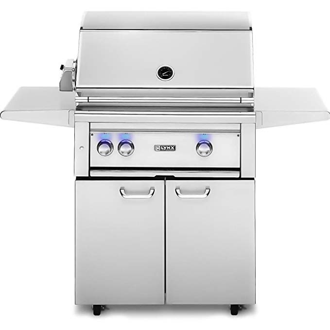 An image of Lynx L30ASFR-NG 30'' Natural Gas Stainless Steel Rotisserie Grill