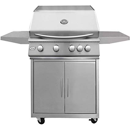 An image related to RCS Premier 32" Propane Gas Stainless Steel Freestanding Covered Grill