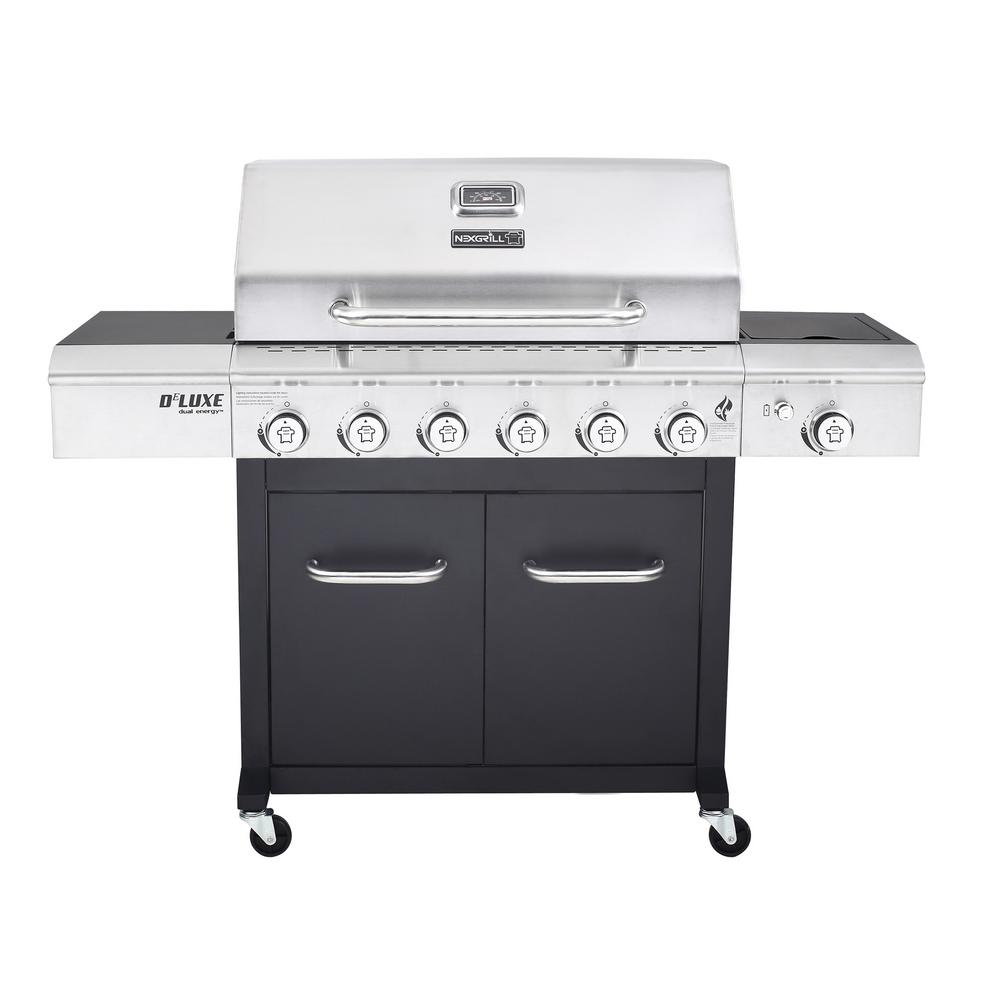 An image of Nexgrill 720-0898 Propane Gas Freestanding Covered Grill