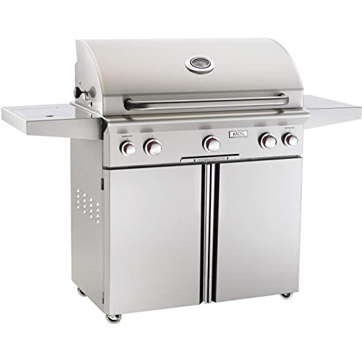 An image of AOG 36NCT T Series 36'' Natural Gas Rotisserie Grill | KnowYourGrill 