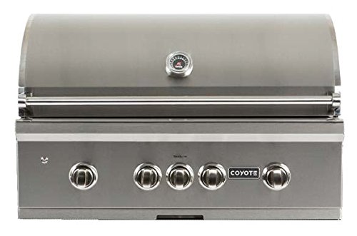 An image of Coyote C2SL36LP S-Series 36'' Propane Gas Covered Grill | KnowYourGrill 