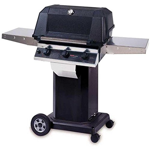 An image of MHP W3G4DD Natural Gas Cast Aluminum Freestanding Covered Grill | KnowYourGrill 