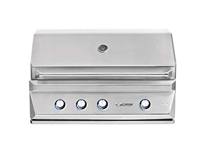 An image of Twin Eagles TEBQ42RS-C-N 42'' Natural Gas Stainless Steel Built-In Covered Grill