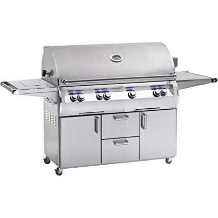 An image of Fire Magic E1060s-4LAN-62 Diamond 48'' Natural Gas Rotisserie Grill | KnowYourGrill 