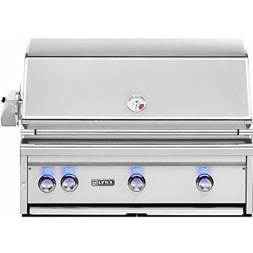 An image related to Lynx L42R-1-LP 42'' Hybrid Stainless Steel Built-In Covered Grill